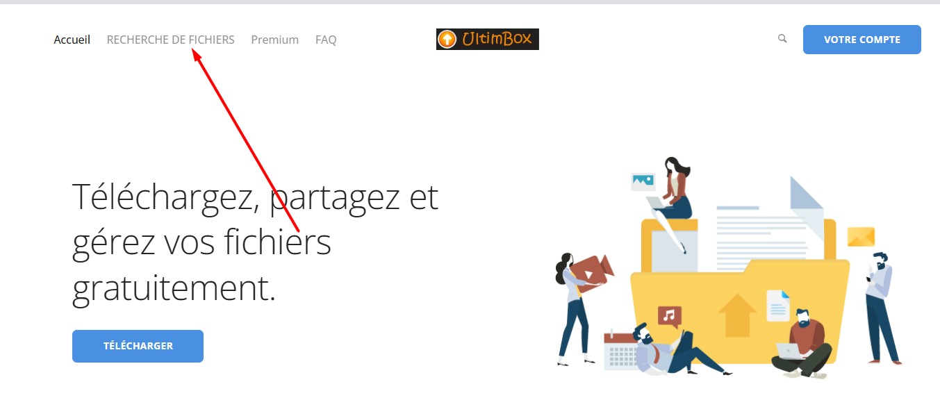 Recherche lien